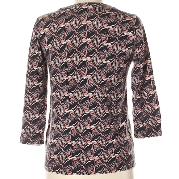 J.Crew Old School Bird-Pattern Tippi Pullover Sweater Top Medium. - Picture 3 of 4